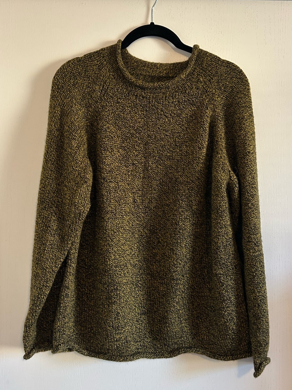 Men's Crewneck Sweater Alpaca Wool Blend